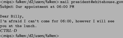 \begin{figure}\begin{quotation}
\noindent
\selectlanguage{english}{\sf$<$mips$>$...
...falken:/d2/users/falken$>$\ }\selectlanguage{french}
\end{quotation}\end{figure}